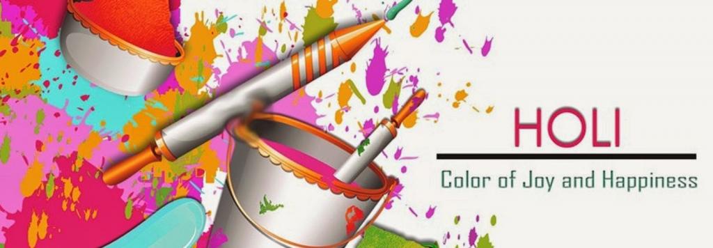 happy holi facebook cover pics