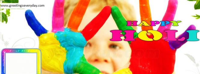 happy holi facebook cover pics