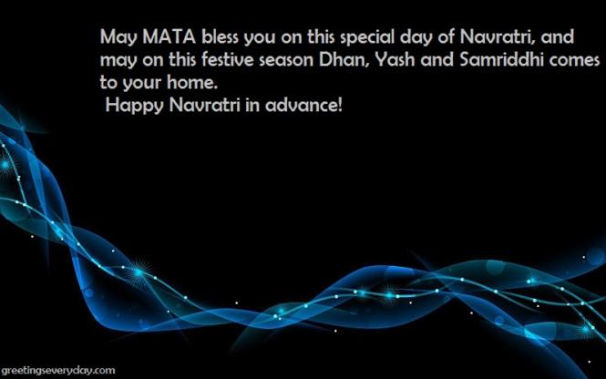 Happy Navratri Advance Wishes WhatsApp & Facebook Status, Messages ...