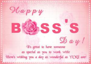 Happy Boss Day Wishes Greeting Cards, Free Ecards & Gift Cards