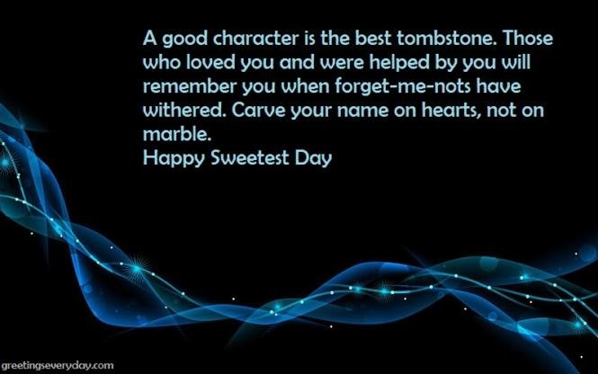 Happy Sweetest Day Wishes Quotes, Sayings & Slogans 2018