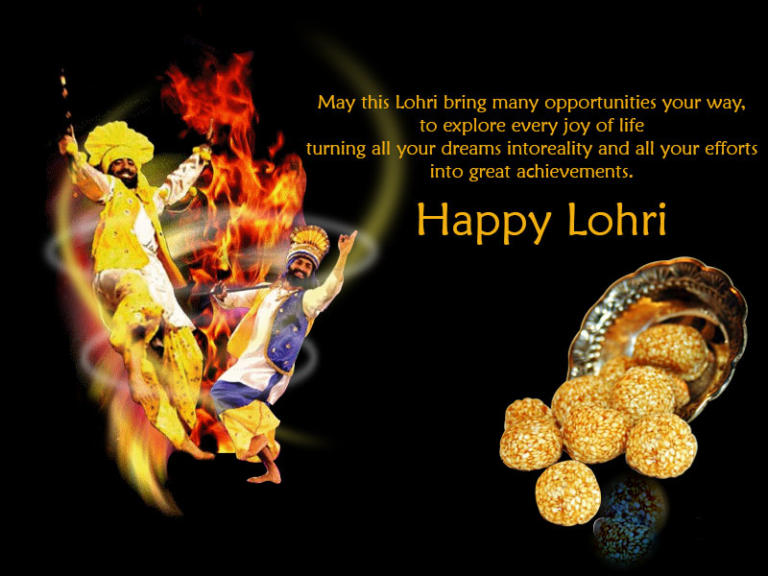 Happy Lohri 2024 GIF, Wishes, Messages, WhatsApp Status, Dp, Quotes, Shayari & Poem