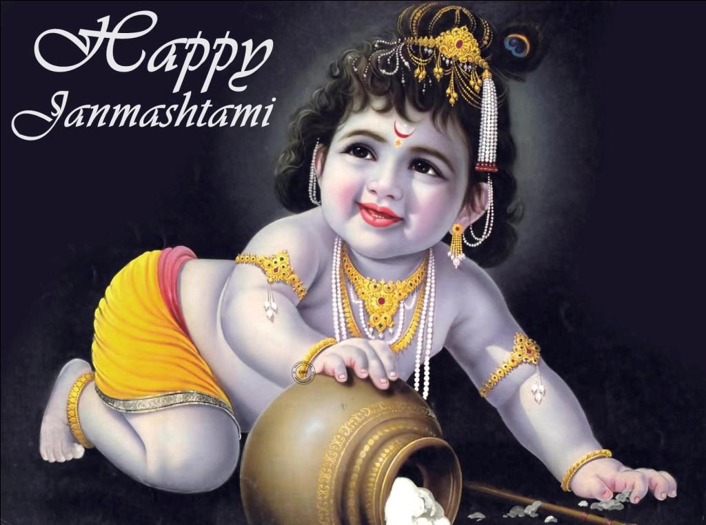 Happy Krishna Janmashtami HD Wallpapers & Images With Best Wishes 2018